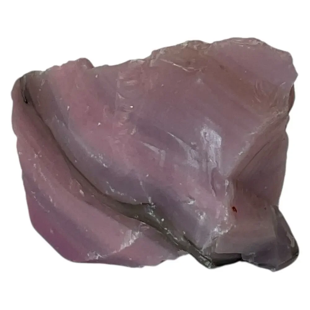 Pink Lavender Layered Art Glass Cullet Glowing‎ Manganese Slag Glass #5GL162